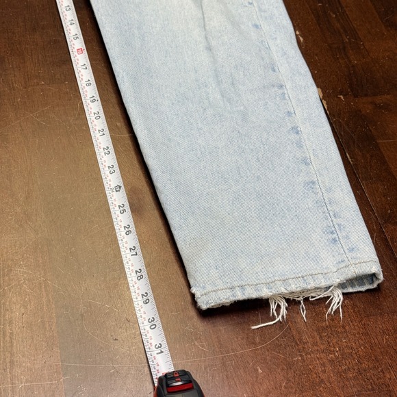 Levi's 550 Relaxed Tapered Jeans Mens 34x30 Light Wash Vintage 1994 Made in USA - Picture 8 of 9